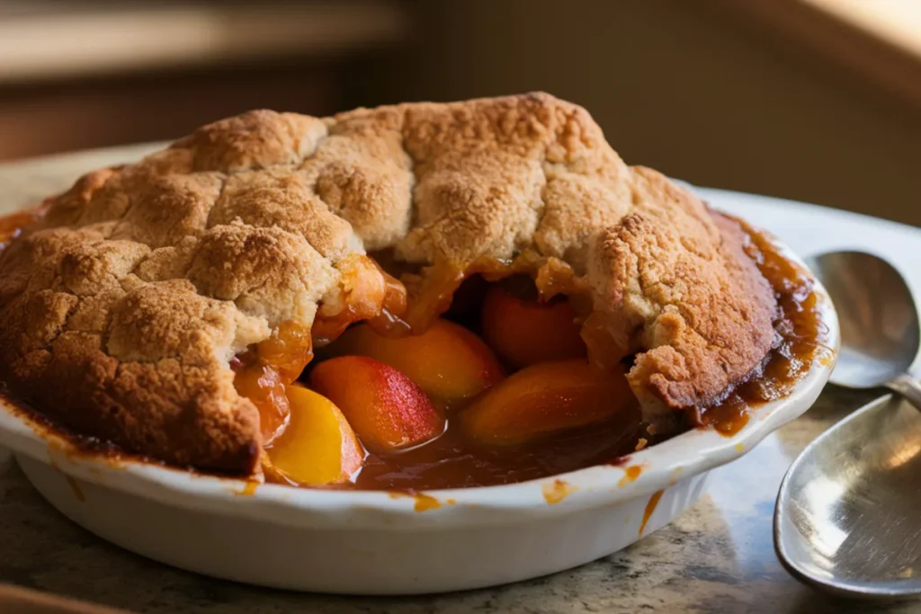 Soggy Peach Cobbler Crust