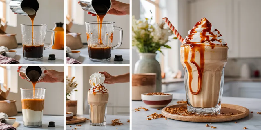 Caramel Ribbon Crunch Frappuccino Mastering