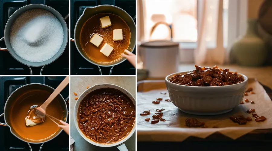 Step-by-Step Recipe for How to Make Caramel Crunch Topping