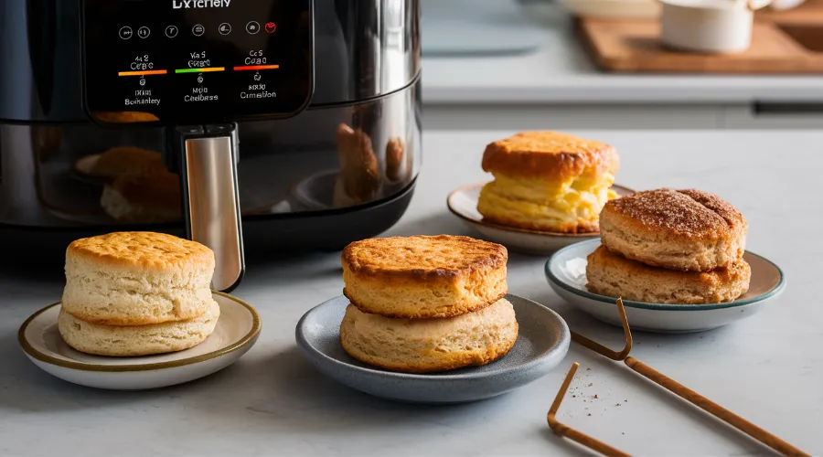 what temperature do you cook biscuits in an air fryer