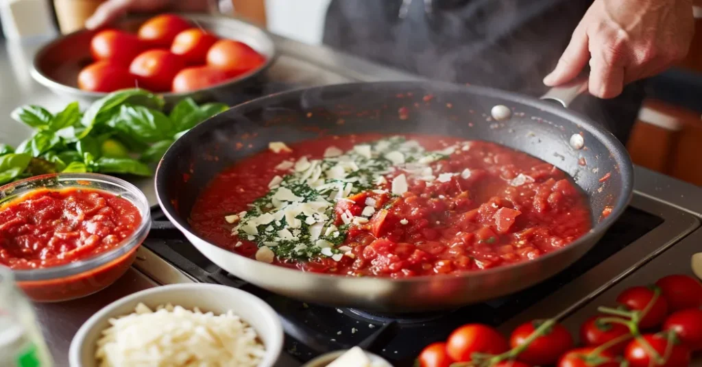 What Is Parmigiana Sauce Made Of?