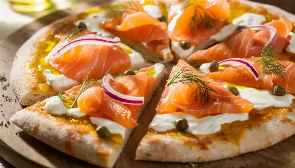 what goes good with smoked salmon