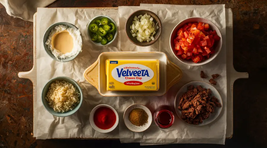 How to make Velveeta cheese dip without Rotel