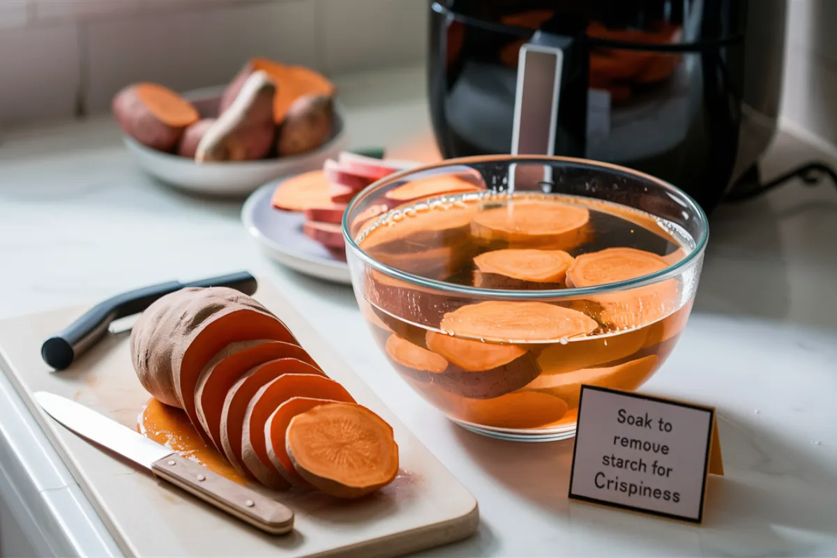 Why Soak Sweet Potatoes Before Air Frying?